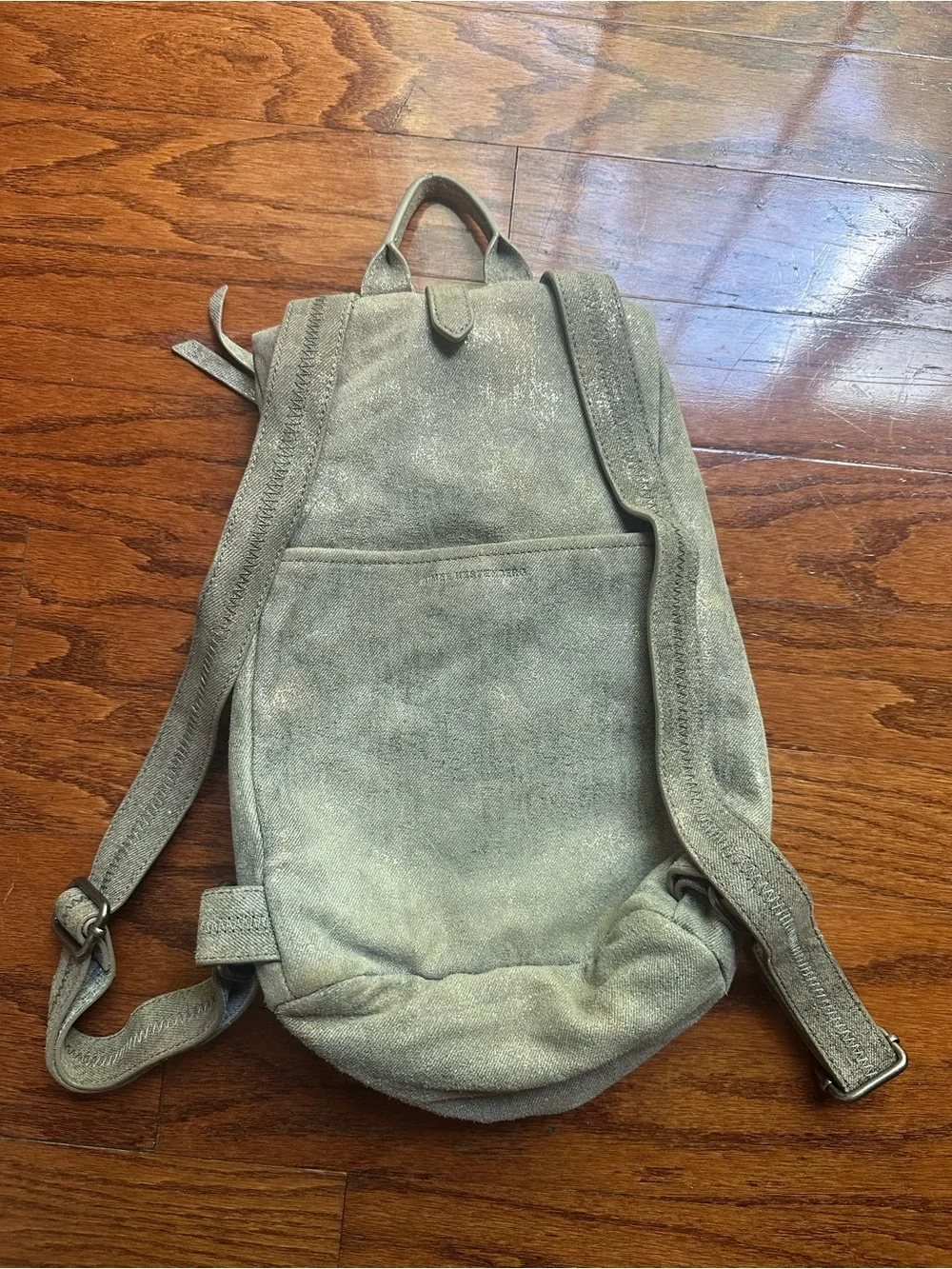 Aimee Kestenberg Tamitha Grey & Rose Gold Leather Backpack